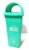 Aristo Square Dome Garbage Waste Dustbin 110 Ltr (Green)