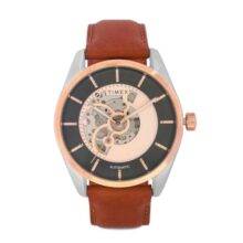 TIMEX Round 44mm Black Dial Automatic Men Watch – TWEG17503