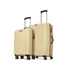 Aristocrat Airpro Max Set of 2 (Cabin+Medium) Trolley Bags, Mojave Desert