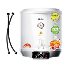 Haier Precis Pro Water Geyser 15 ltr Water Heater 15 Litre 5 Star Electric Geyser Free Installation & Connection Pipe| Warranty 7 Yr on Tank| ABS Body| Shock Proof| Glassline Tank| 11-Level Safety