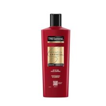 TRESemmé Keratin Smooth Shampoo 340 ML | 72H Frizz Control with Keratin Protein & Argan Oil | Paraben Free Smoothening Shampoo for Dry & Frizzy Hair