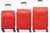 Aristocrat Trigon Set Of 3 – Cabin+Medium+Large(56+68+77)Cm, Softcase, 4 Wheels Cabin & Check-In Set 4 Wheels – 30 Inch
