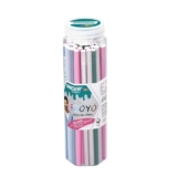 HAUSER ARTZ FROYO WOODEN PENCIL Set – 50 Pcs Multicolor Pencils | Extra Dark Lead for Smooth Writing | Ideal for Kids School Use & Drawing