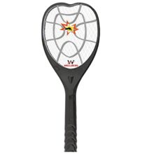 Wellberg Triple Layer Electric Mosquito Racket | Mosquito Killer Racket | Mosquito Bats | Mosquito Racket | 400 Mah Battery | Rechargeable Bat | Electric Fly Swatter With Blue Led Light | Bugs Trap Bat | Electric Fly Swatter With Blue Led Light