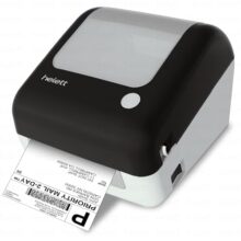 Helett® H30CPro Wireless(Bluetooth+USB)Thermal Label Printer with Inbuilt Paper Holder Compartment|4*6 Shipping Label &Barcode Label|203Dpi Resolution|152mm/s Speed|Connect Windows,Mac(1Year Warranty)