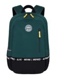 Gear Bomber Eco Statement 19″/22L Water Resistant School Bag | College Bag | Casual Bag | Backpack for Men/Women (Bottle Green)