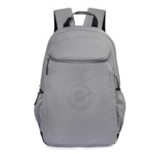 United Colors of Benetton Quirky 19L Laptop Backpack – Grey | Minimalist & Water-Resistant | Fits 14-inch Laptops for College, Office & Everyday