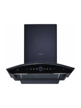 Whirlpool CGFL PRO 600 BLDC HAC BK HOOD 1600 CMH 60 cm Auto Clean Chimney(Wall Mounted, Black)