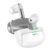 Grooves Theta100 Pro Ear Buds Wireless, Earphones With Mic, Bluetooth 5.4, Hd Call, Hifi Sound, Long Battery Life, Voice Control, Comfortable Fit, (White)
