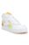 Reebok Women Court Advance Ftwr White/Acid Yellow/True Pink 10