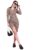 Ketch Women Full Sleeve Party FIT Dress KHJ6000459 Brown S