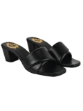 Shoetopia girls Heel-311 Black Heeled Sandal – 3 UK (Girls-Heel-311-Black)