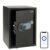 LAVNA Smart Safe Locker | 5 way access | Fingerprint, Mobile app, PIN, OTP & Key Access | 304 Grade SS bolts suitable for Jewellery, Cash, Document & other valuable of Home Office Tijori (Gross 58L)