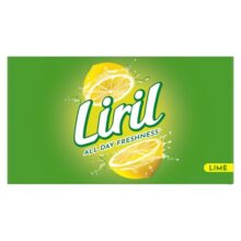 Liril Lime Bathing Bar | Feel The Citrus Burst Of Freshness | Pack Of 6 (6 X 125G)