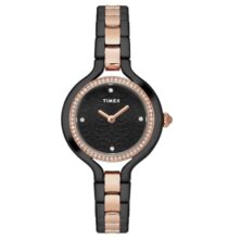 TIMEX Fria Round 33mm Black Dial Analog Women Watch – TWEL14010