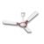 Havells 1200mm Astura Energy Saving Ceiling Fan (White Maroon, Pack of 1) 1 Star