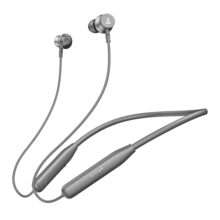 boAt Rockerz 113, 40H Battery, Dual Pair, Fast Charge, ENx Tech, App Support, Magnetic Buds, Bluetooth Neckband, Wireless with Mic in Ear Earphones (Ash Grey)