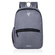 Spenz Saffron Mini Laptop Casual Backpack for Office School & College | Bag for Men & Women(Grey)