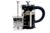 Cafe JEI French Press Coffee and Tea Maker 600ml with 4 Level Filtration System, Heat Resistant Borosilicate Glass, (Steel, 600ml)