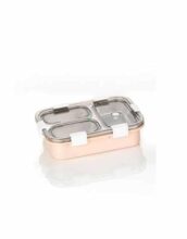 Vizsdeal Stainless Steel Lunch Box Bpa Free – Durable Food Storage Lunch Box For Office, School & Travel With Secure Lock Lid (Peach)