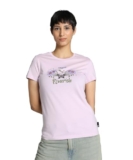 PUMA Women, GRAPHICS GROW & FLOURISH Tee, Grape Mist, XS, (62540760)
