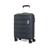 Kamiliant by American Tourister Small Harrier Edge 8W 56 Cms Cabin (PP) Hard Sided 8 Wheels Spinner Luggage/Suitcase/Trolley Bag (Iron Grey) (Double Wheel)