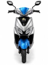EOX E2 Low Speed Electric Scooter Non RTO with 60-70Km Range, Portable Lithium Battery & Charger (Tri Colour)