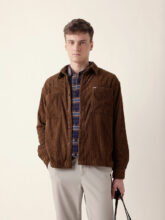 THE BEAR HOUSE Men Self Design Casual Brown Shirt