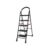 Happer Premium Pvc Foldable 4 Steps Ladder Clamber (Black & Orange)