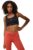 Reebok Women’s Wor Rib Bralette Workout Bra (Gs1953-L, Black, L)