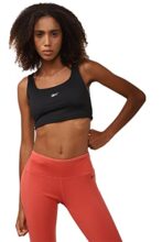 Reebok Women’s Wor Rib Bralette Workout Bra (Gs1953-L, Black, L)