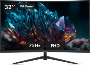 Marq By Flipkart 81.28 Cm (32 Inch) Curved Full Hd Led Backlit Va Panel Monitor (32Fhdmcqccjb)(Adaptive Sync, Response Time: 5 Ms, 75 Hz Refresh Rate)