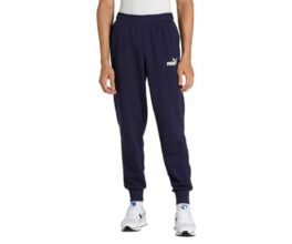 Puma Mens Regular Fit Mid Rise ESS Logo Pants, Peacoat, S (58671406)