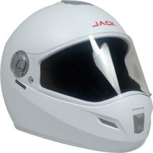 Steelbird Sbh-2 Jack Dashing Full Face Helmet In White Dashing With Plain Visor Motorbike Helmet(White With Plain Visor)