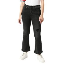 Pepe Jeans Ladies Regular Jeans(Black Used_30)