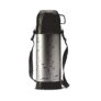 Milton Eiffel 1000 Vacuum Insulated Thermos Flask With Strap To Carry, 910 Ml, Long Hours Hot & Cold Water Bottle For Office, Hiking, Trekking, Travel, Black