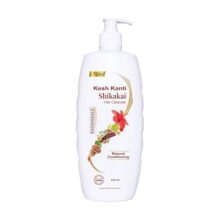 Patanjali Kesh Kanti Shikakai Hair Cleanser 650 ml, Natural Conditioning Shampoo for Dry & Damaged Hair, Scalp Cleansers for Men and Women, All Hair Types