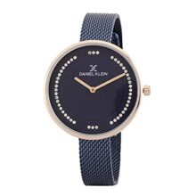 Daniel Klein Metal Analog Blue Dial Women’s Watch-DK.1.12773-5