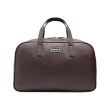 Alfred Classic Premium Duffle Bag, Featuring a Clean Pocket-Free Silhouette Brown