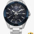 Daniel Klein Leather Analog Black Dial Men’s Watch-DK.1.12880-6