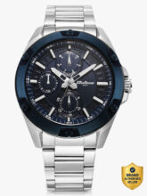 Titan Titan Octane Multifunction Blue Dial Silver Stainless Steel Strap Automatic Analog Watch  – For Men