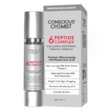 Conscious Chemist 6 Peptide Serum for Face | 50ml | Complex Collagen Boosting Firming Essence for Face, Niacinamide & Hyaluronic Face Serum, Reduce Fine Lines, Wrinkles, Face Serum for Men & Women