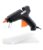 Mega Glue Gun Generic Glue Gun 40W With 8 Sticks- Size 200Mm (Black And Orange), Standard (Mga40)