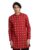 Amazon Brand – Symbol Cotton Men’s Mid Length Regular Fit Kurta 37″_Sy-A23-Mna-Mkt-335_Red_XL