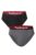 Van Heusen Sport Men Briefs – 100% Combed Cotton – Pack of 2 – Plush Back Elasticized Waistband, Ultra Soft, Solid_70001_Pure Black, Charcoal Melange_S