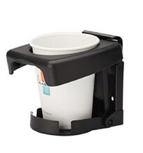Sarte Car Drink Holder Foldable Cup Bottle Holders Glass Cup Can For All Car & Truck (Black)