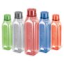 Milton Prime Pack Of 5 Water Bottles, 1 Litre Each I Bpa Free I Food Grade Fridge Bottle Set I Leak Proof Bottles For Travel, Work, Assorted