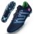 Vector X Maestro 3D Texture TPU Fusing Upper with TPU Sole, Sock for Grip, Soccer Football Studs, Durbale, Lightweight (Navy-Grey) Size-6
