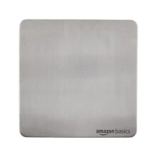 Amazon Basics Axial 6″ Fan | 22W | 7 Blades | 150mm Sweep | 7.3 dB Low Noise | Window Mount | Wall Switch Control | Silver Plastic & Brush Steel