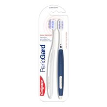 Colgate Periogard Gum Expert Toothbrush – Ultra Soft Manual Toothbrush For Adult (Pack of Two), Multicolor